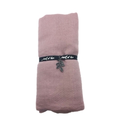Tørklæde ensfarvet - rosa