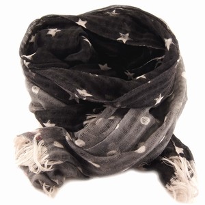 Billede af Uld tørklæde med stjerner