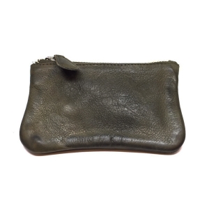 Billede af Grøn mini læder pung