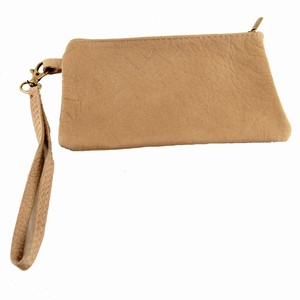 Billede af Læder pung - mobiltaske i brun